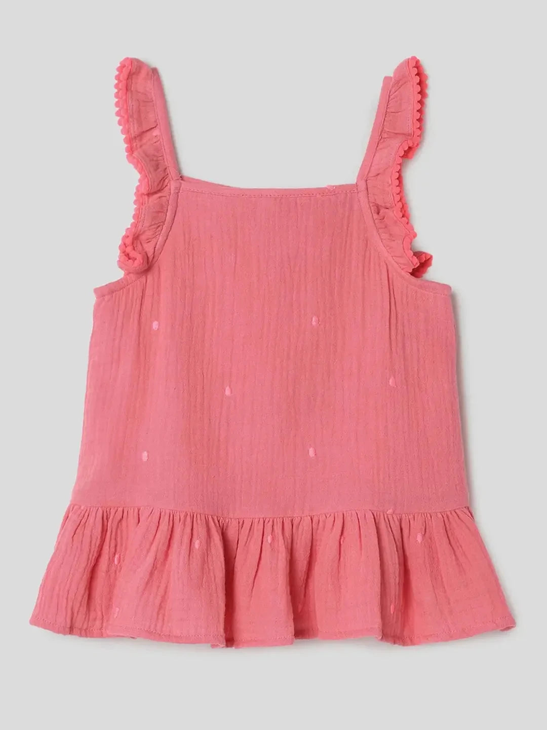 Peplum Muslin Top