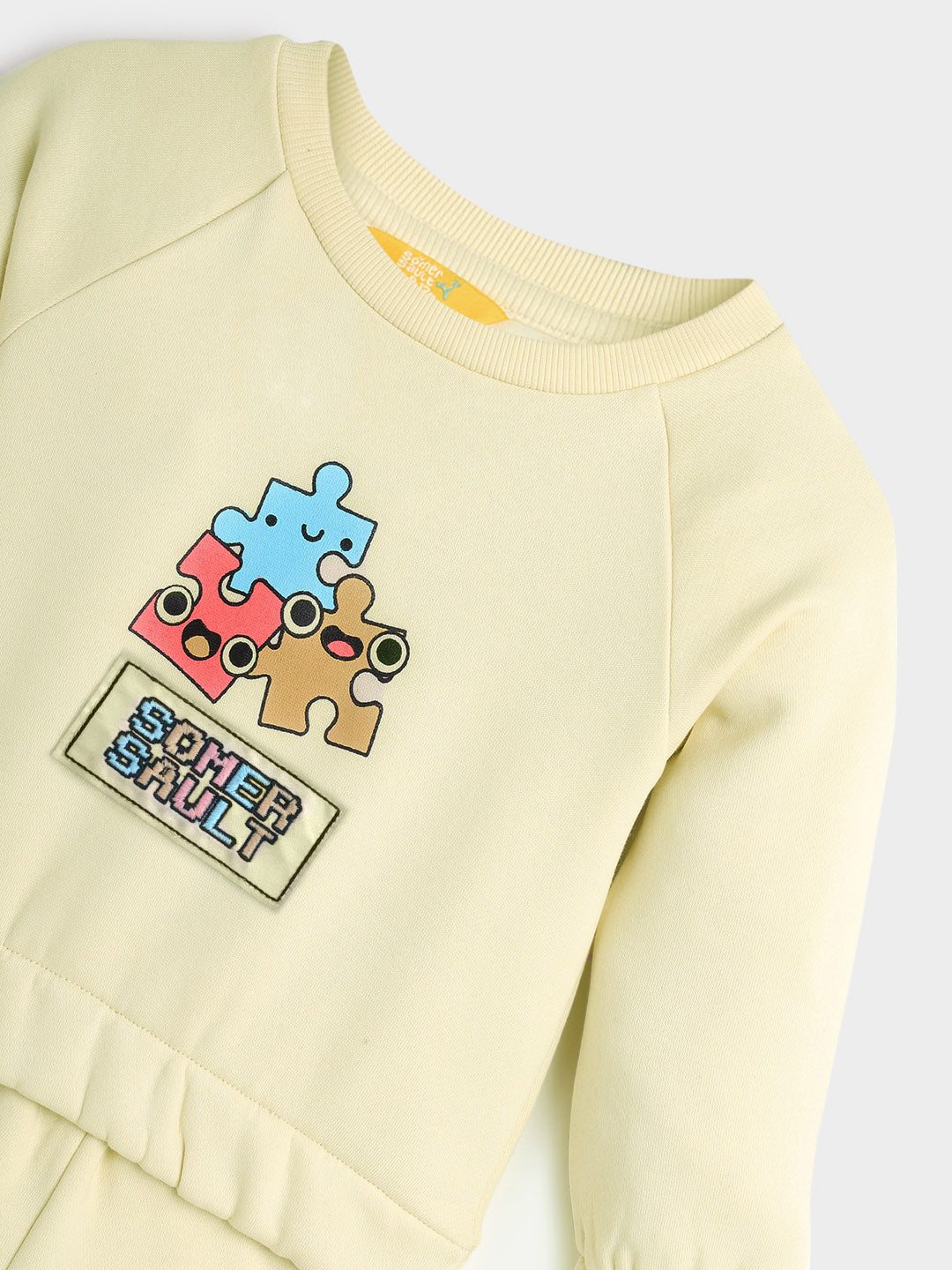 Printed Sweatshirt & Jogger Set
