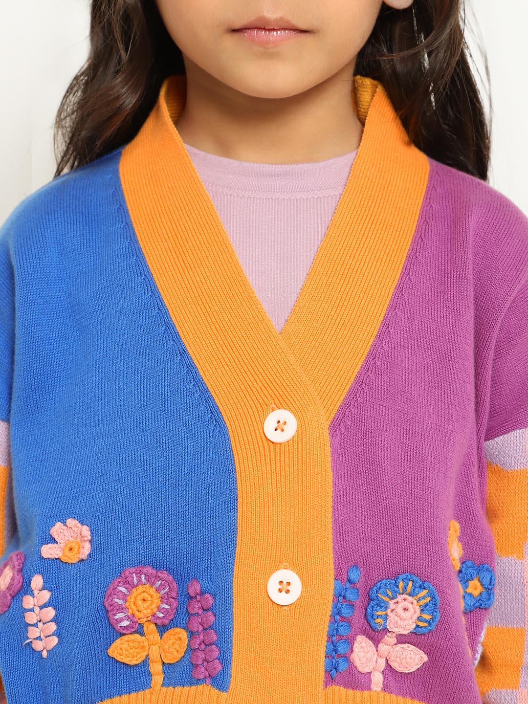 Embroidered Cotton Cardigan