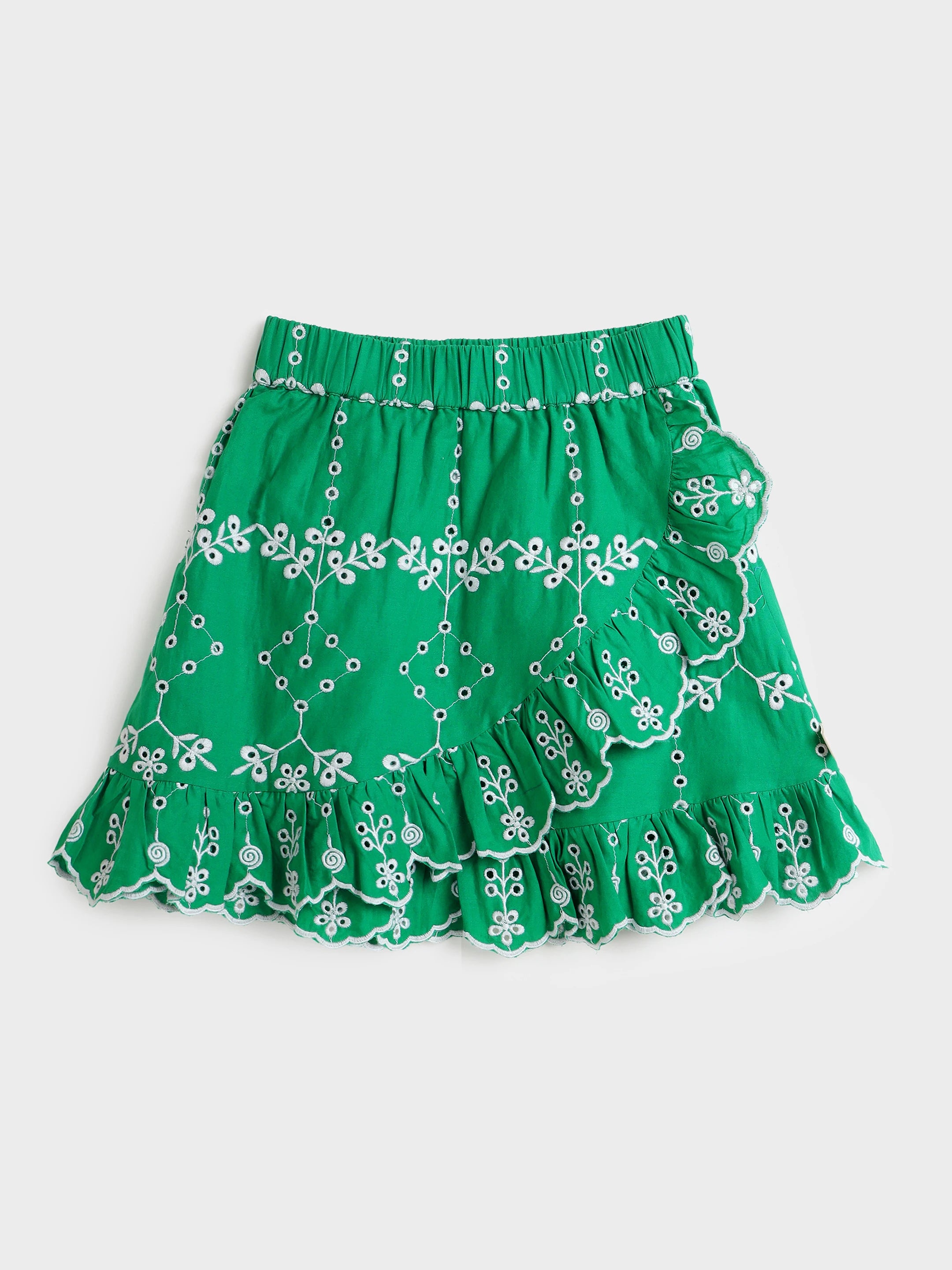 Schiffli Layered Skirt
