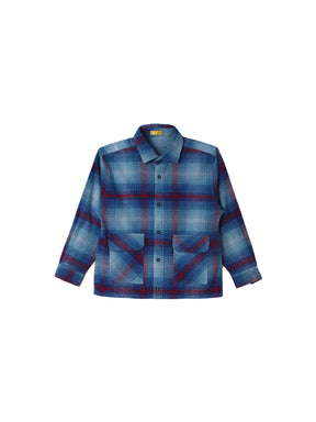 Sapphire Blue Check Shirt