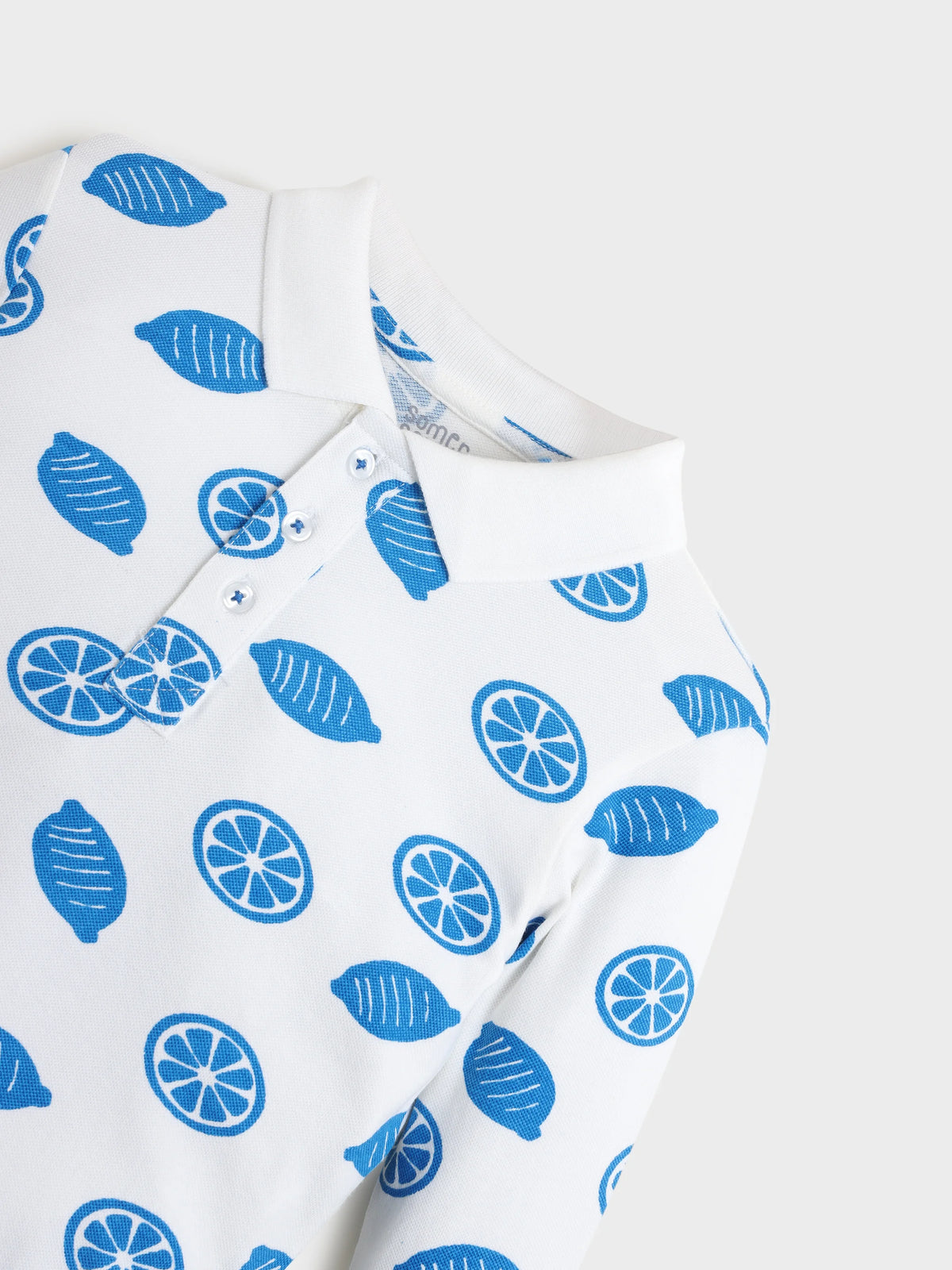 Boys Citrus Print Shirt & Denim Set