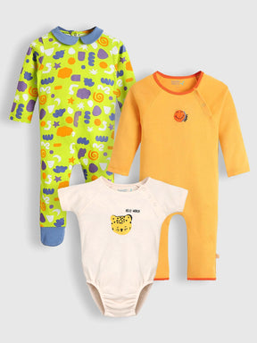 Hello World Newborn Essential Surprise Box- Pack of 3