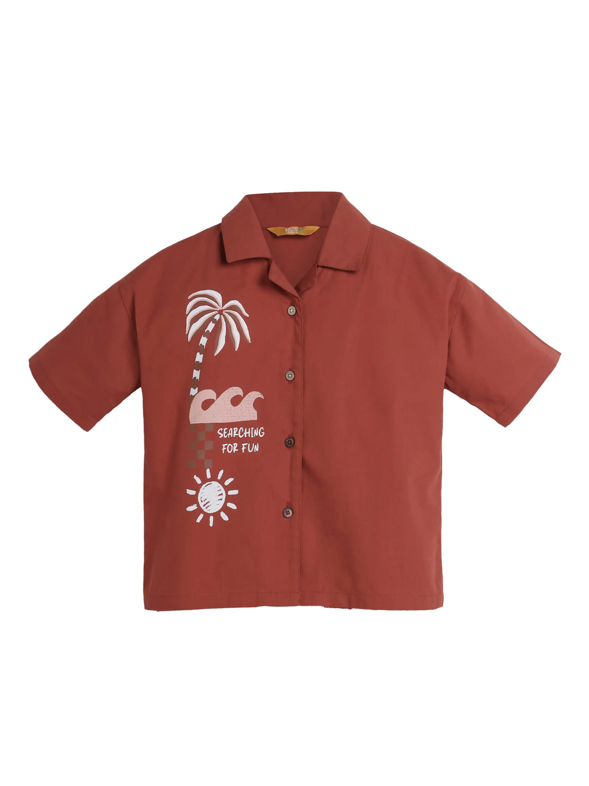 Surf Club Rust Graphic Shirt