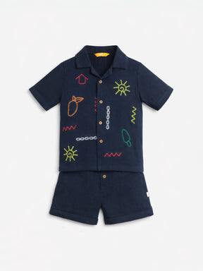 Midnight Play Scribble Co-ord Set