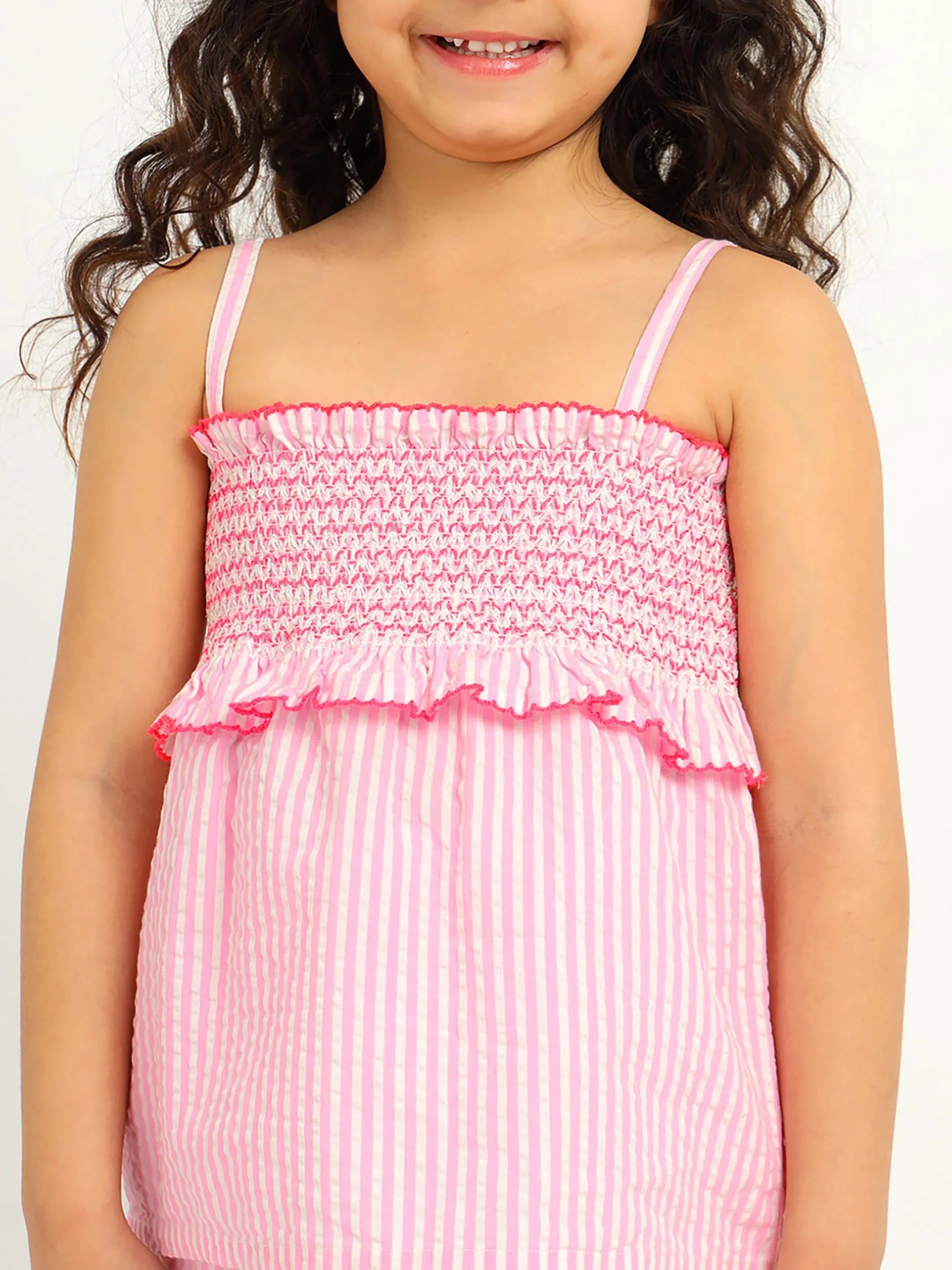 Striped Frills Co-ord Set