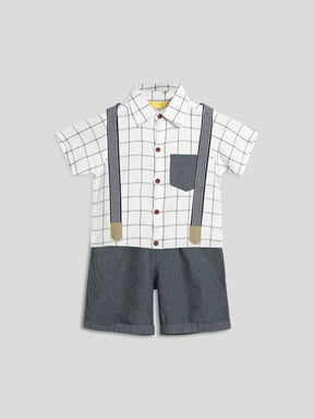Formal 2 Piece Set With Suspenders