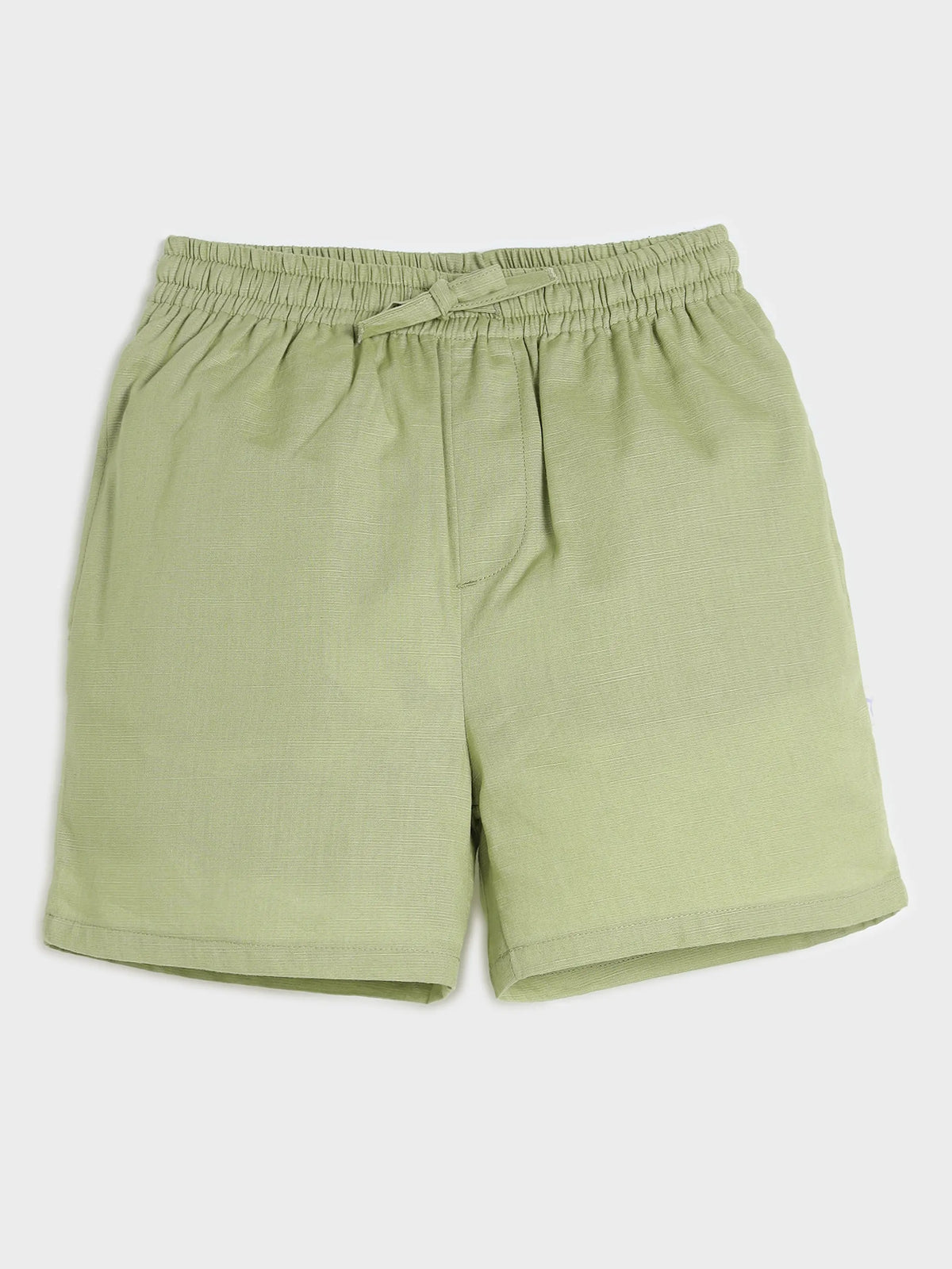 Solid Cotton Shorts