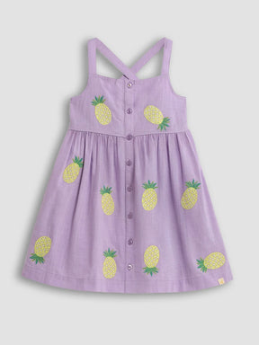 Pineapple Pop Strappy Dress