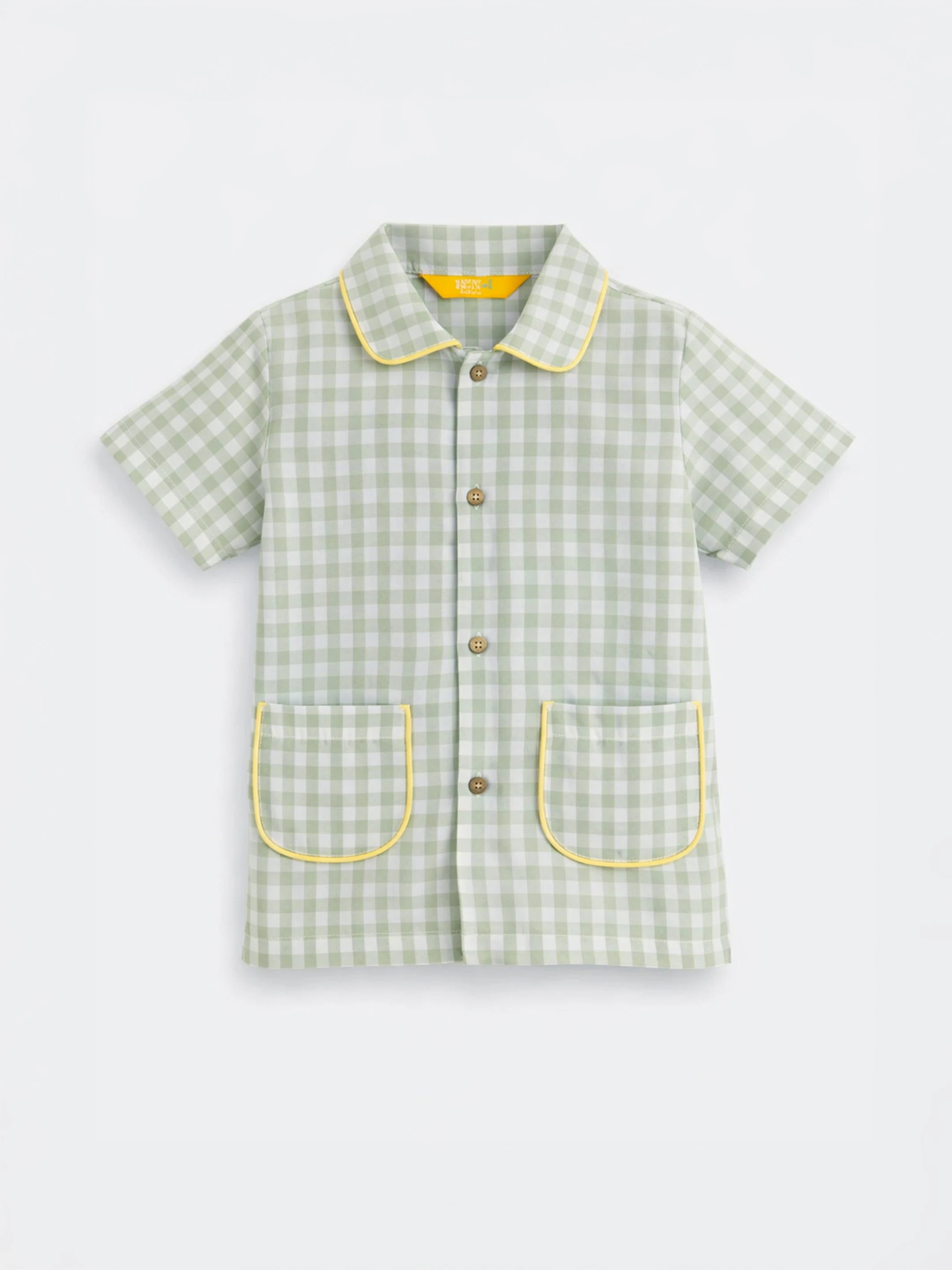 Checkered Green Shirt