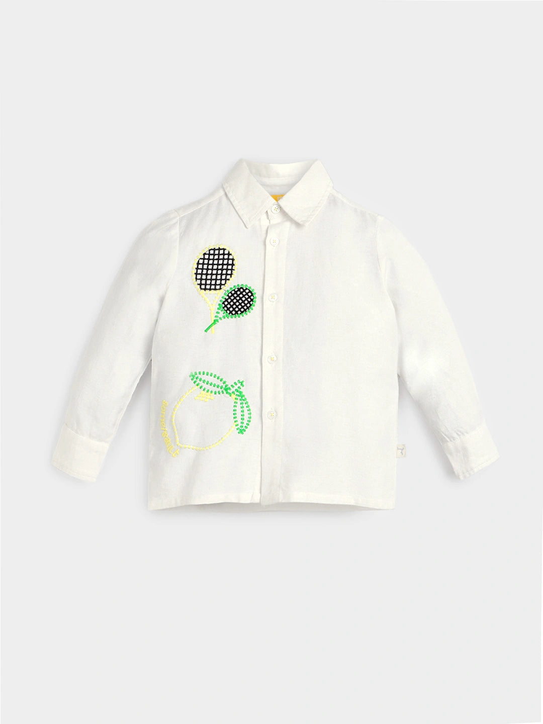 Classic White Embroidered Shirt