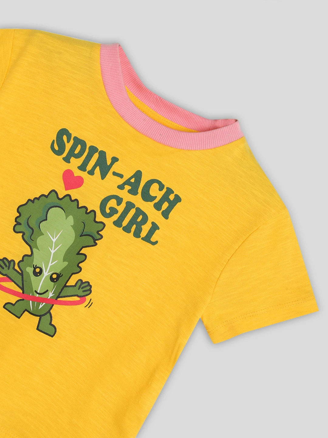 Girls Spinach Girl Graphic T-Shirt & Pants Set