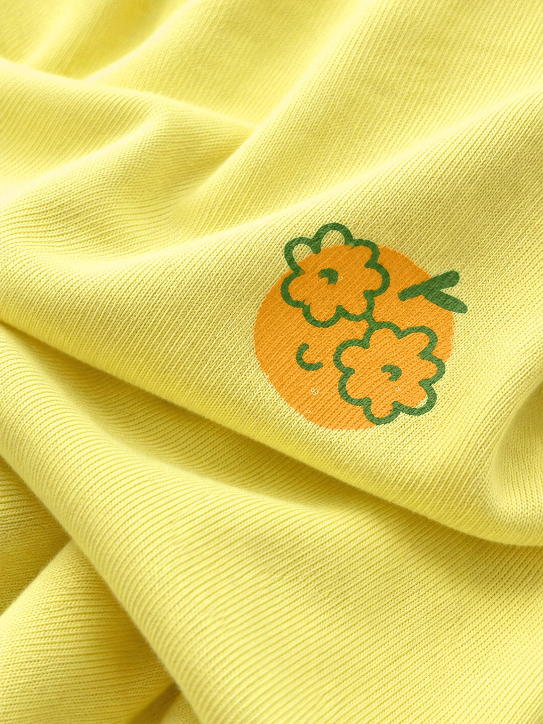 Playful Yellow T-Shirt & Shorts Set