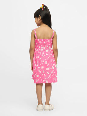 Baking Tool Cotton A-Line Dress