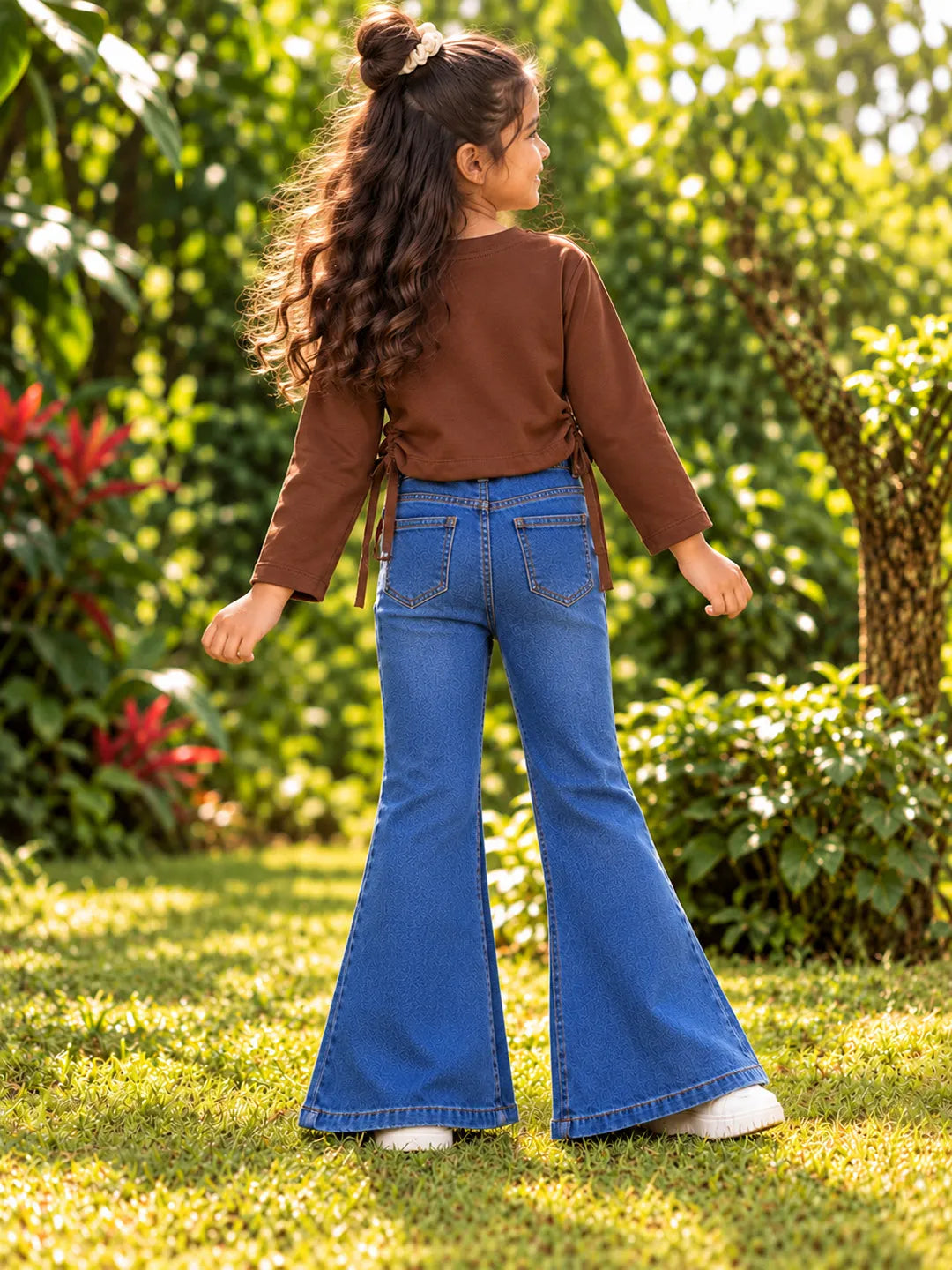Cropped Side Ties Top