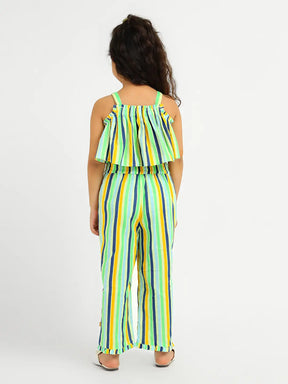 Summer Camp Stripe Cotton Co Ord Set