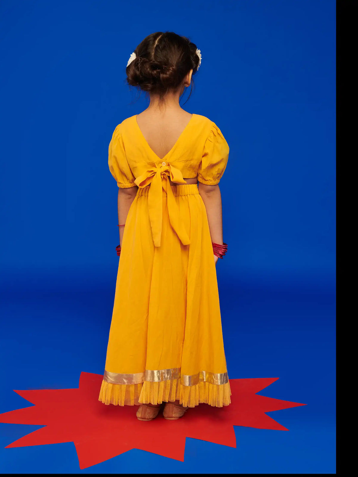 Kesari Top and Flare Skirt Set Somersault