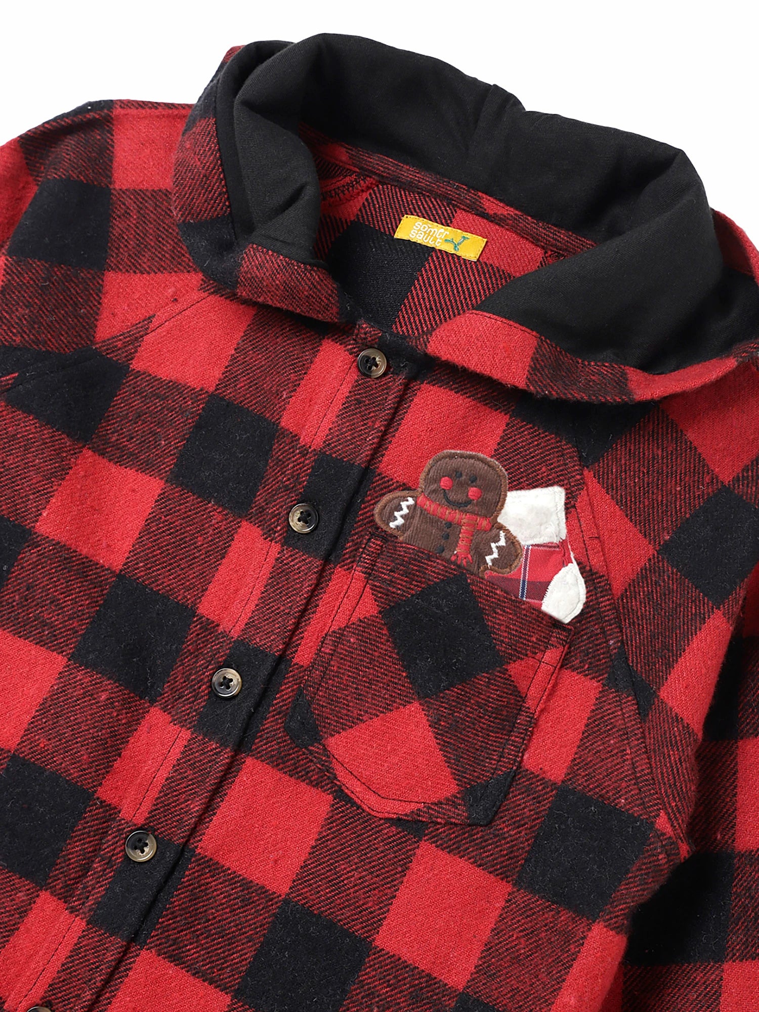 Hooded Shirt With Finger Puppets