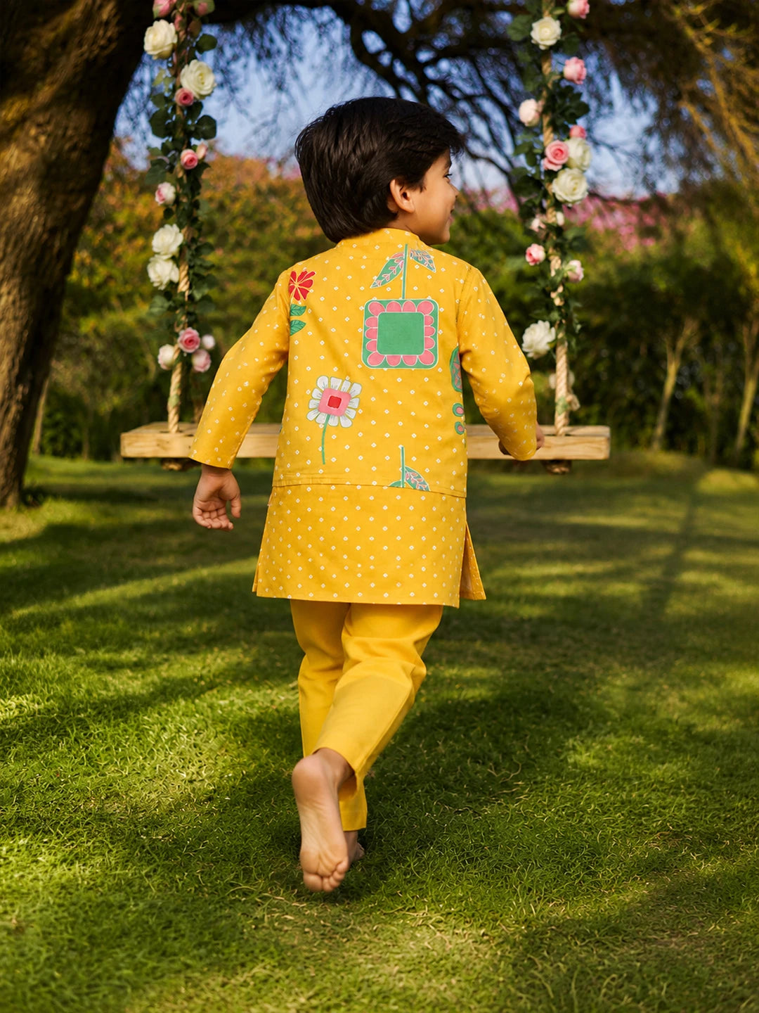 Kurta Pajama Jacket Set