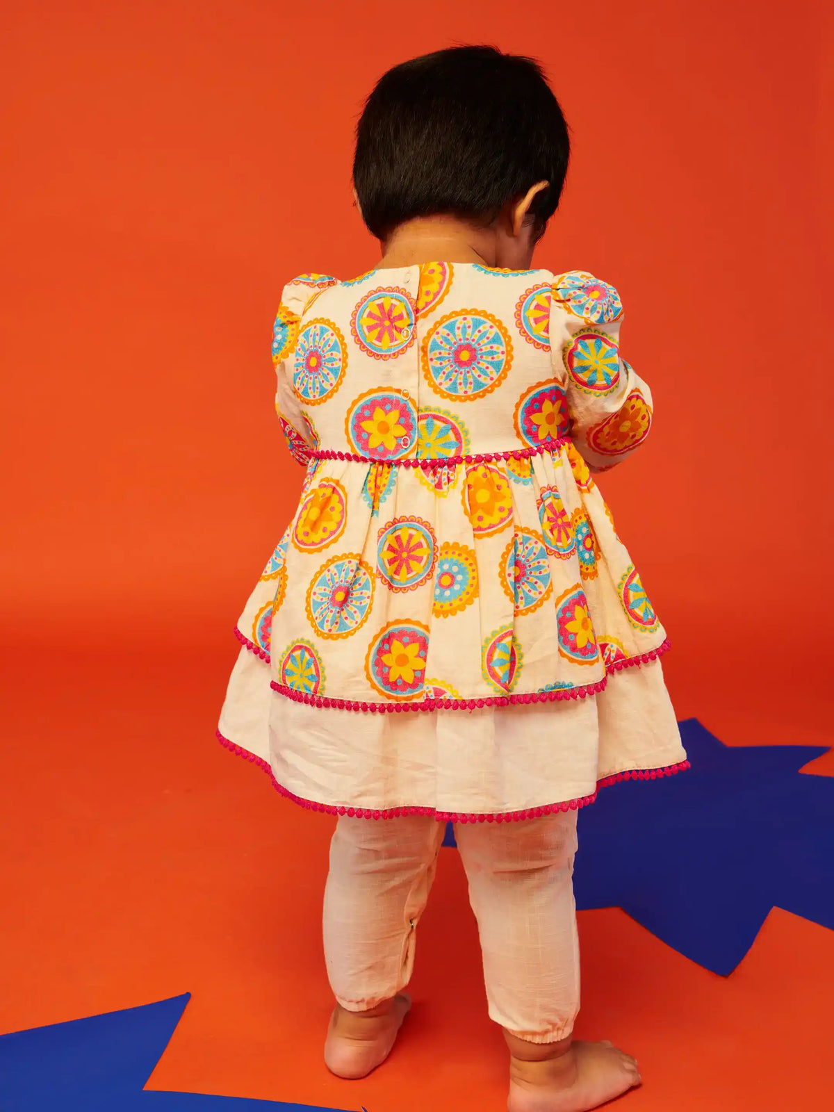 Newborn Mandana Girls Romper Somersault