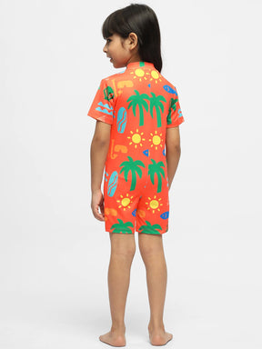 Beach Vibes Legged Swimsuit