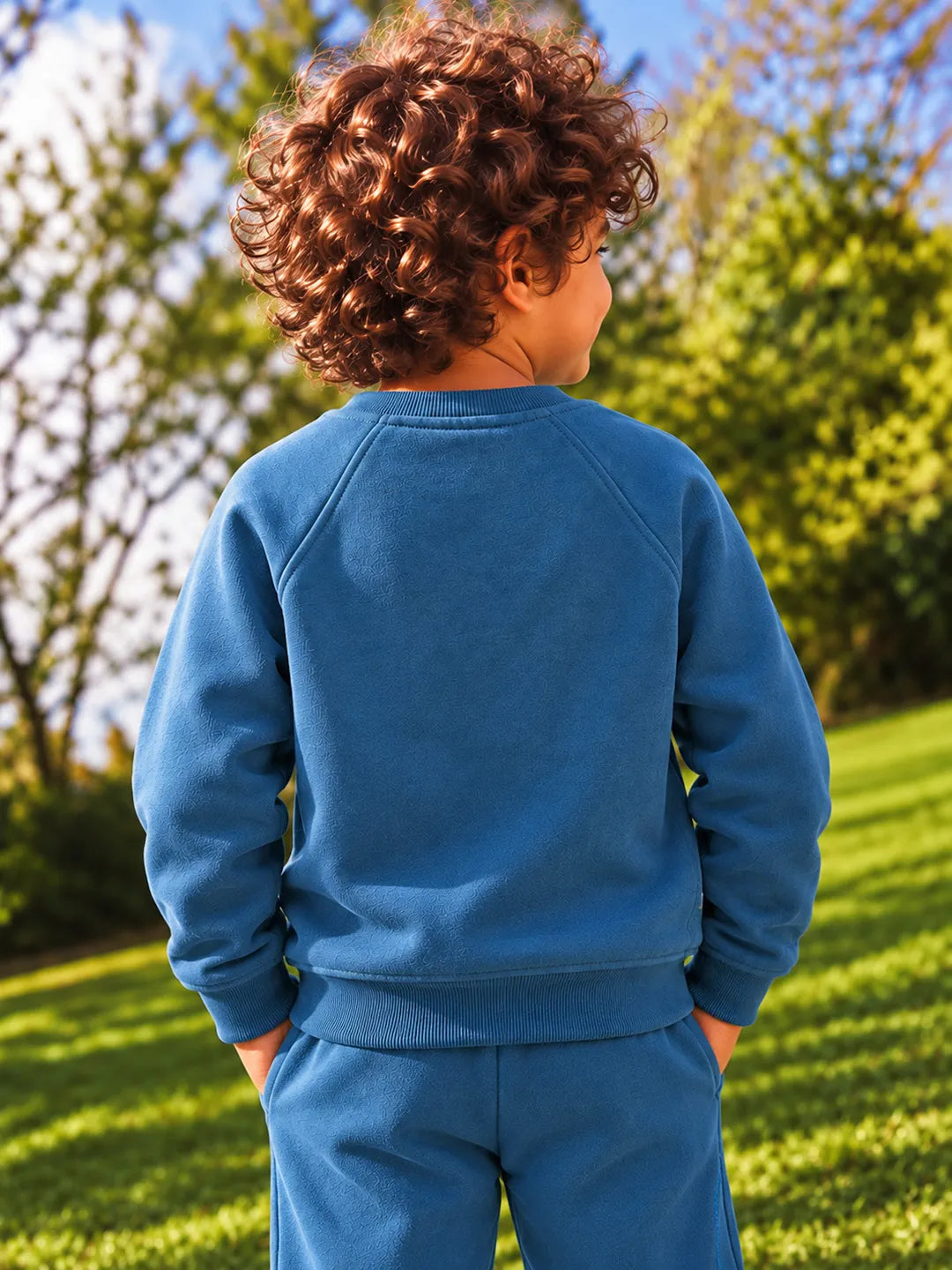 Towelling Detail Sweatshirt