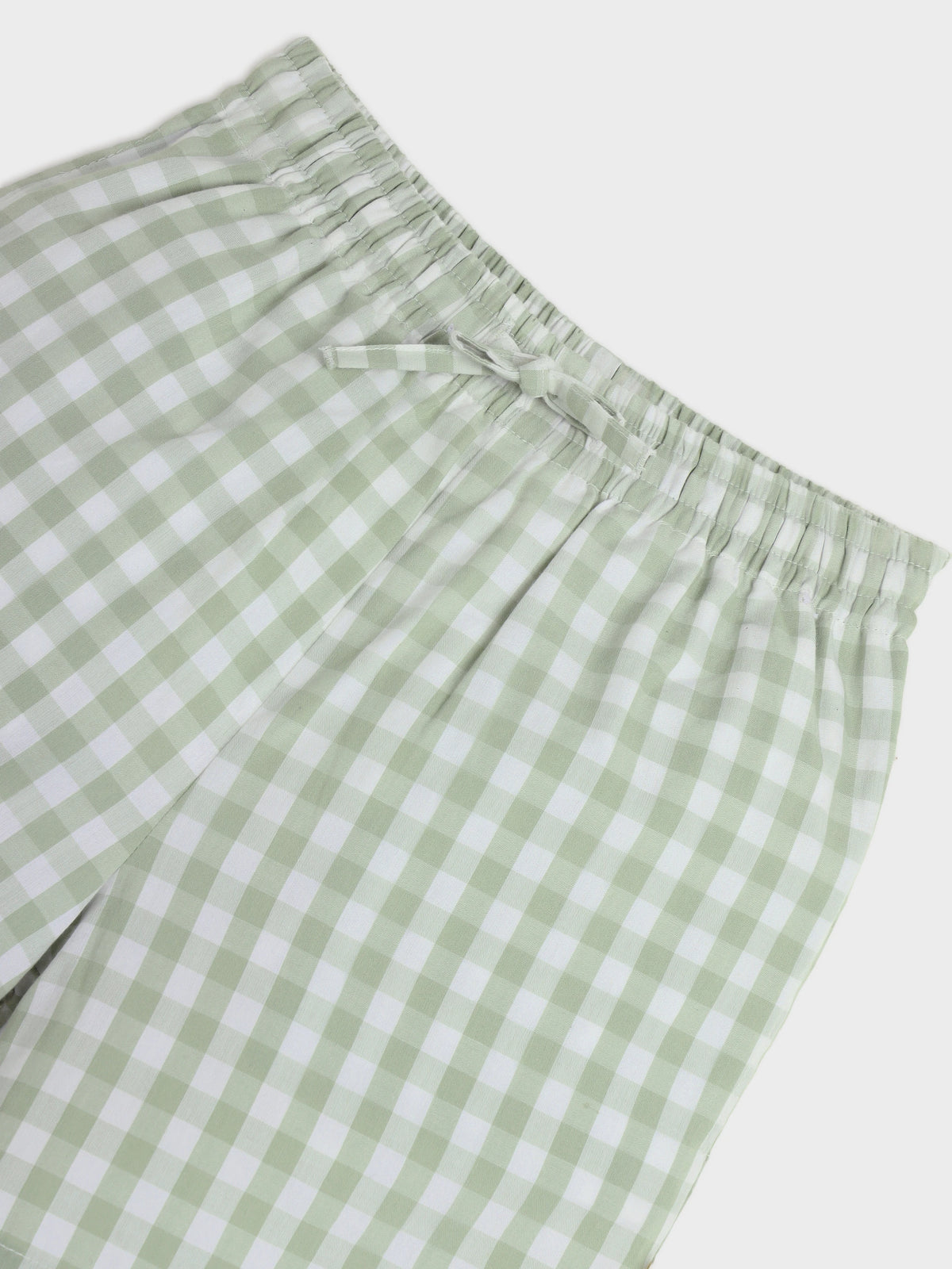 Checkered Green Shorts