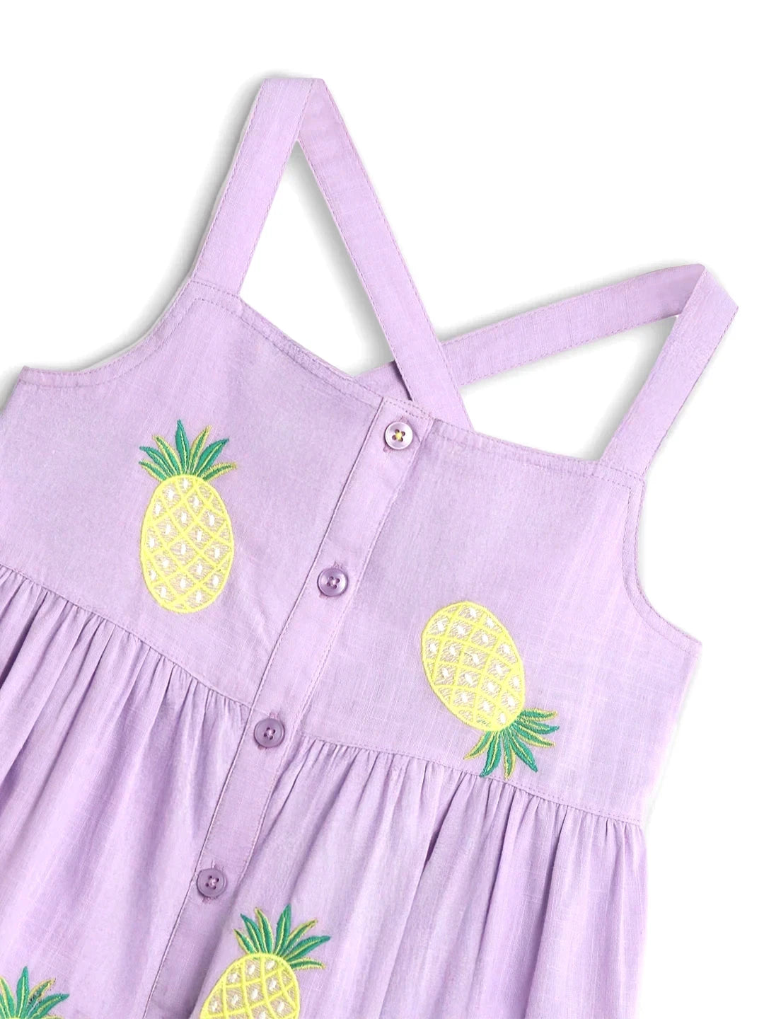 Pineapple Pop Strappy Dress