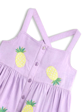 Pineapple Pop Strappy Dress