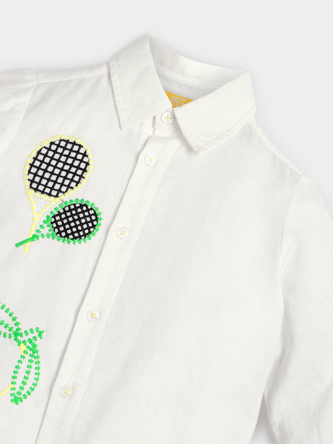 Classic White Embroidered Shirt