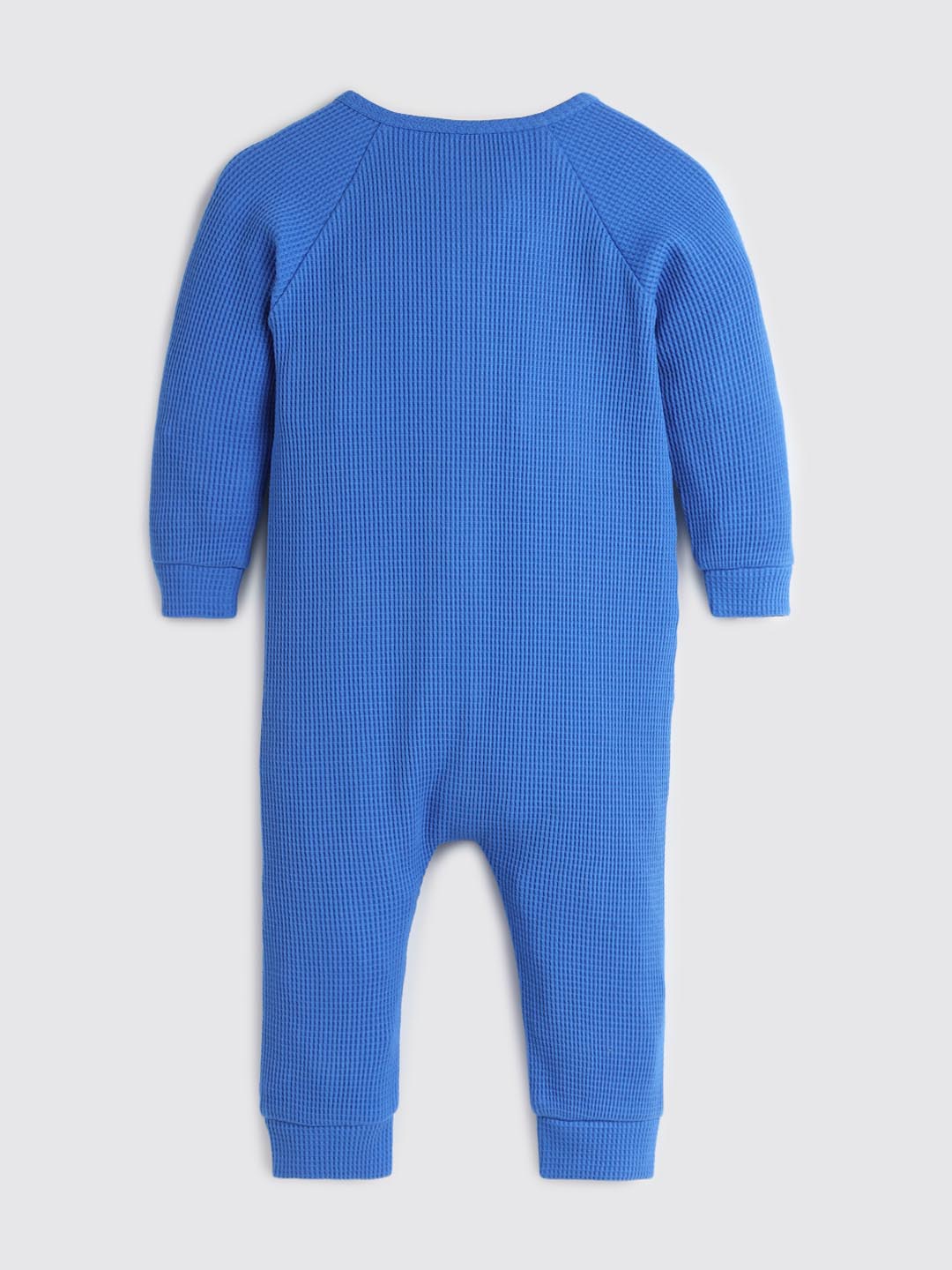 Waffle Knit Cotton Sleepsuit