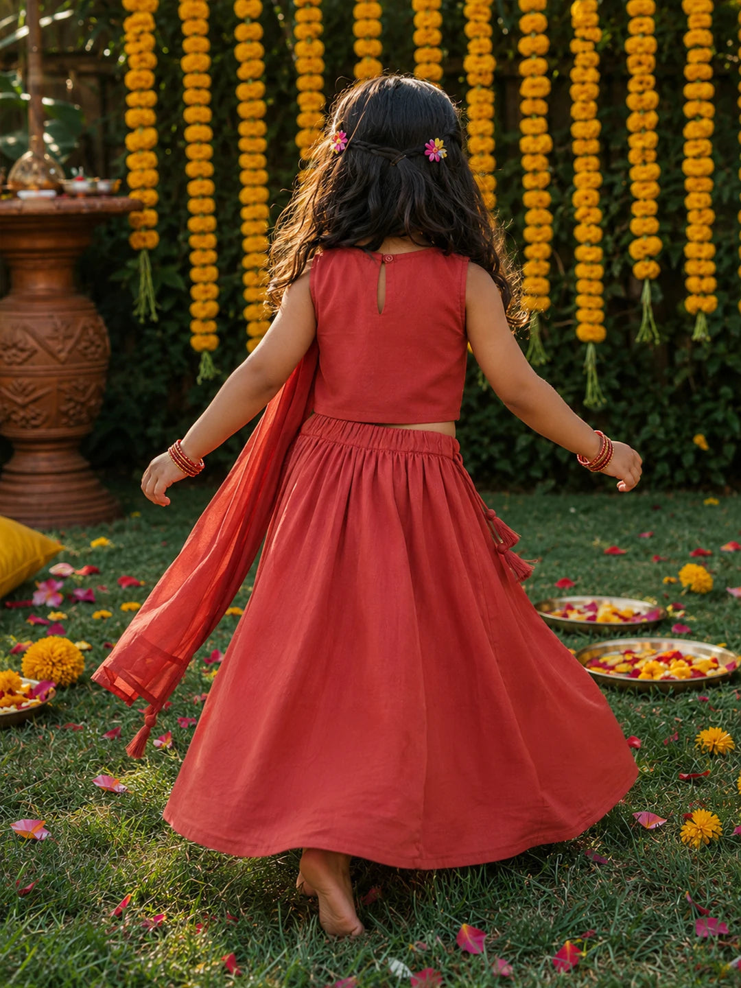 Embroidered Lehenga Set