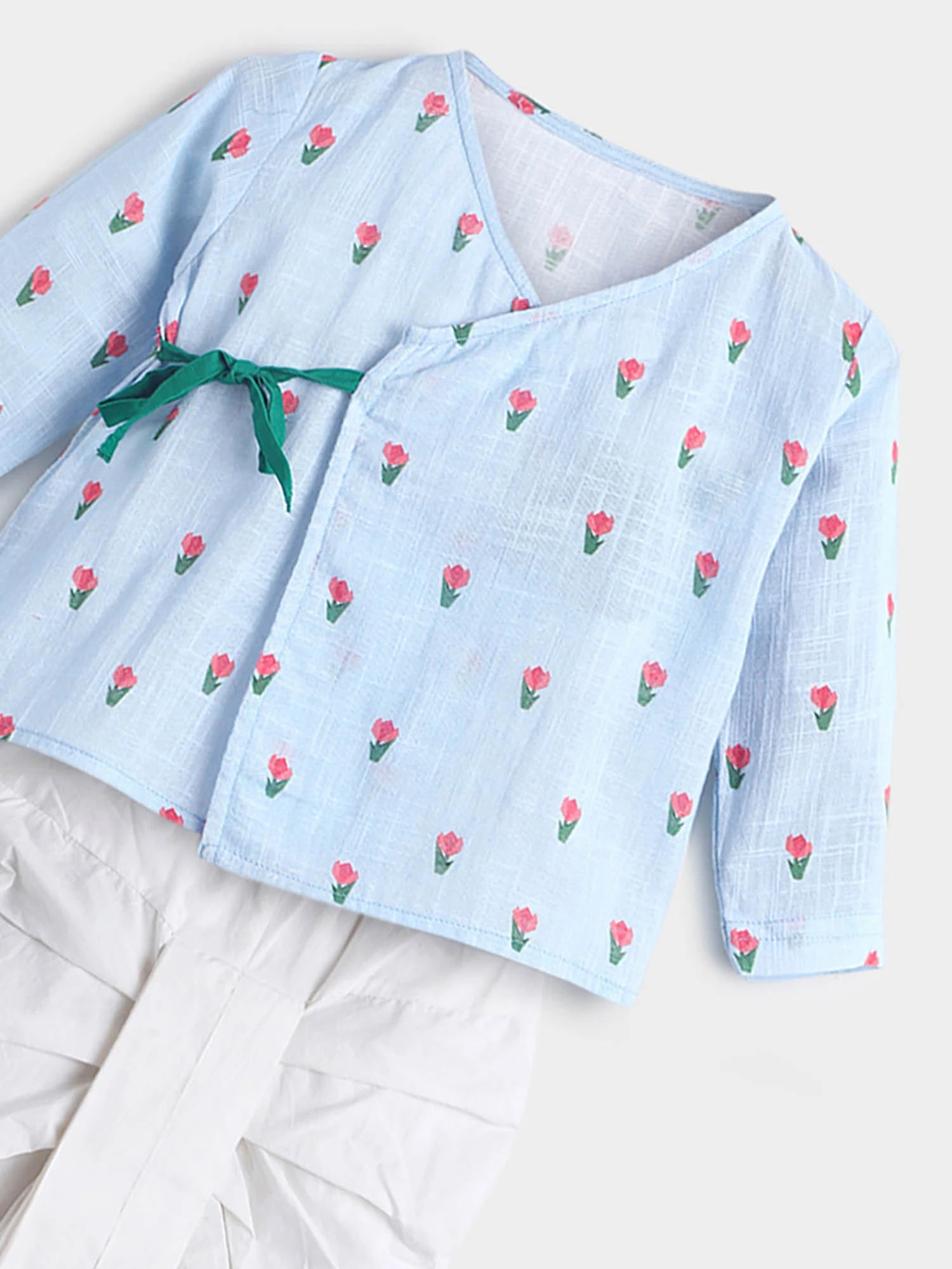 Blue Tulip Dhoti Kurta Set- Newborn