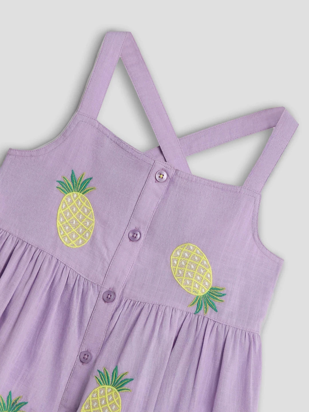 Pineapple Pop Strappy Dress