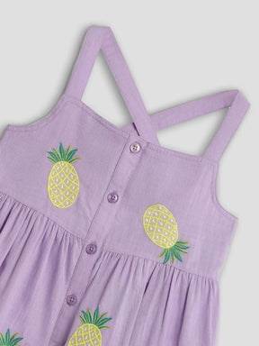 Pineapple Pop Strappy Dress