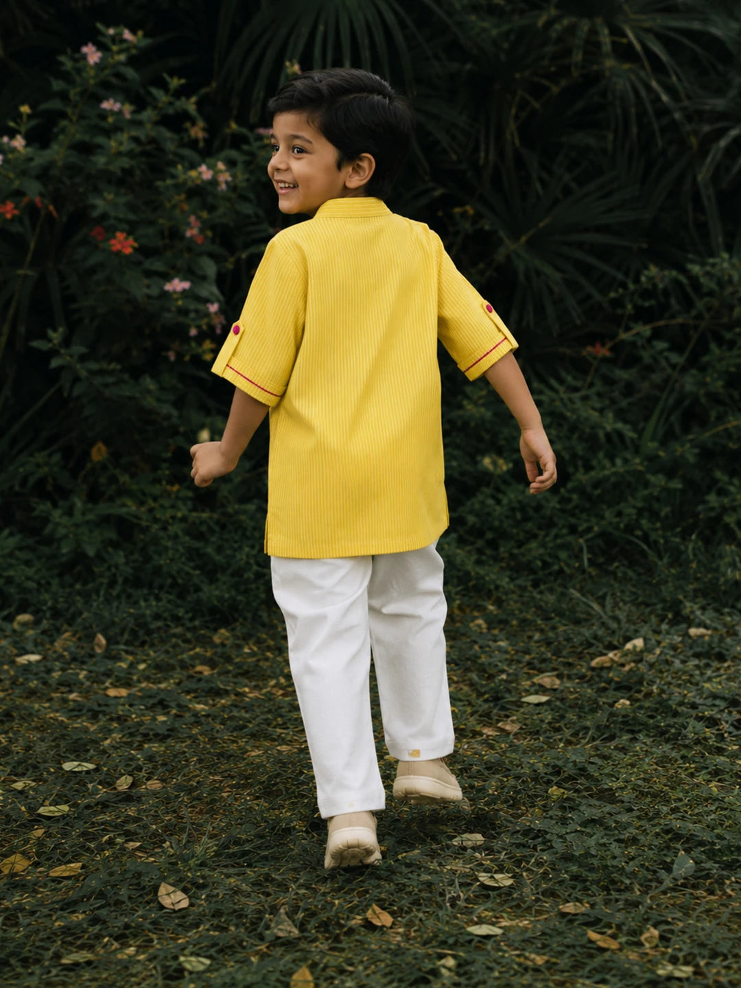 Yellow Tulip Kurta Set