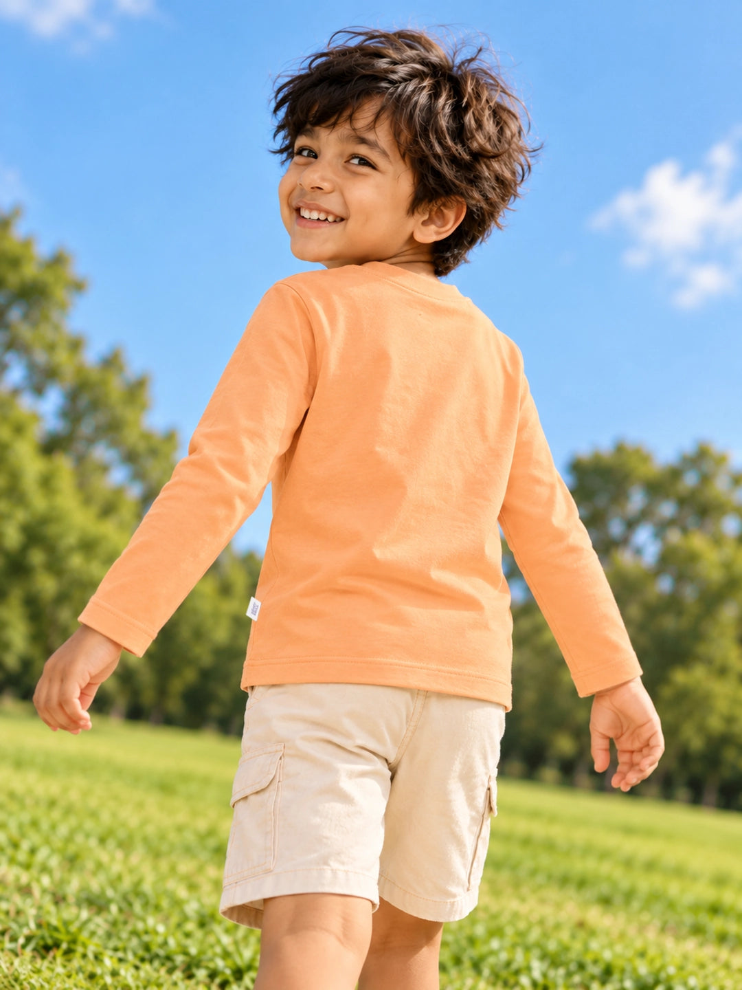 Tangy Orange Boy's T-Shirt