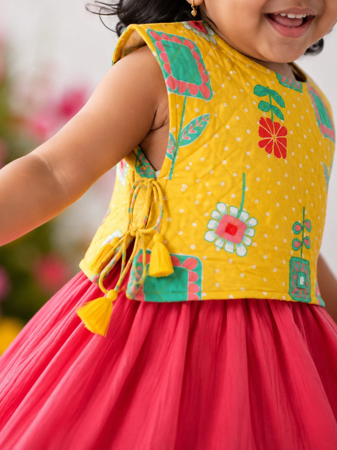 Dress With Quilted Jacket