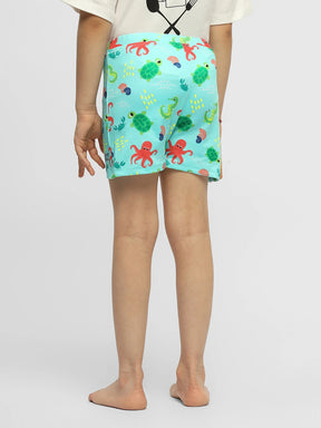Marine Life Swimming Trunk
