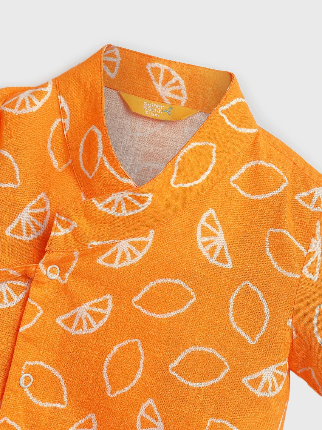 Tangy Twist Wrap Around Cotton Jhabla Set