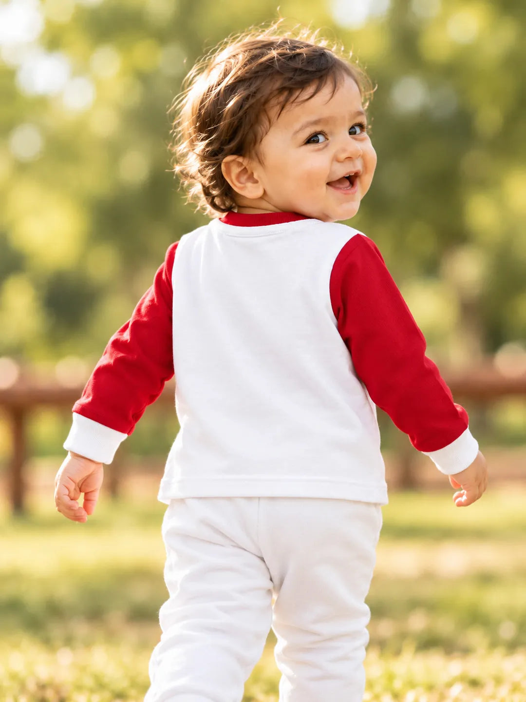 Contrast Full Sleeves T-Shirt
