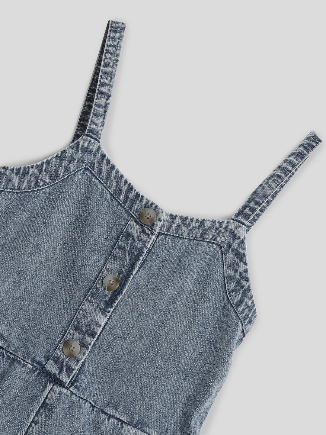 Denim Romper