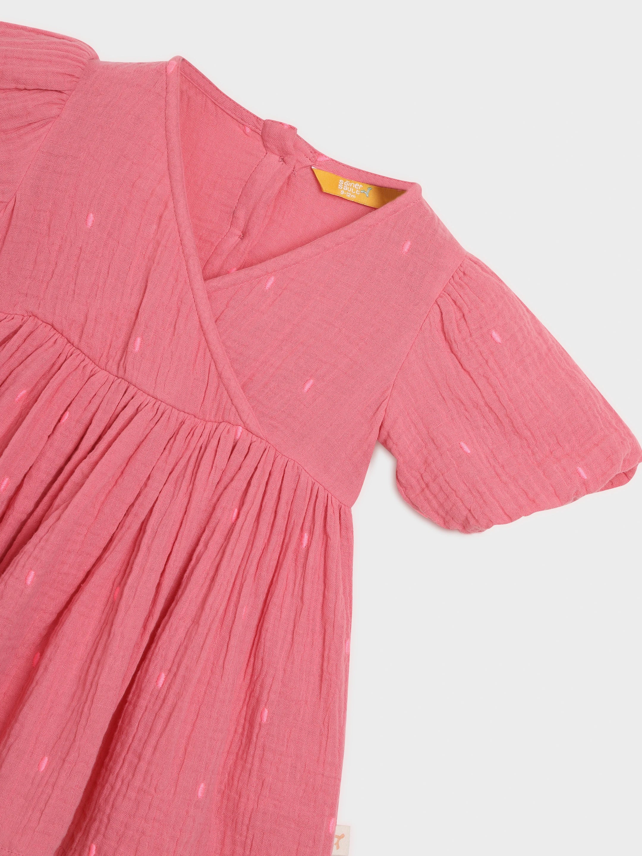 Pink Muslin Dress