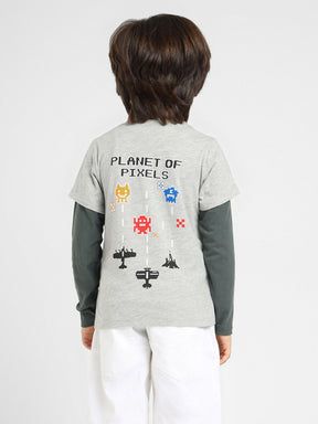 Planet Pixel Doctor Sleeves Cotton Tee