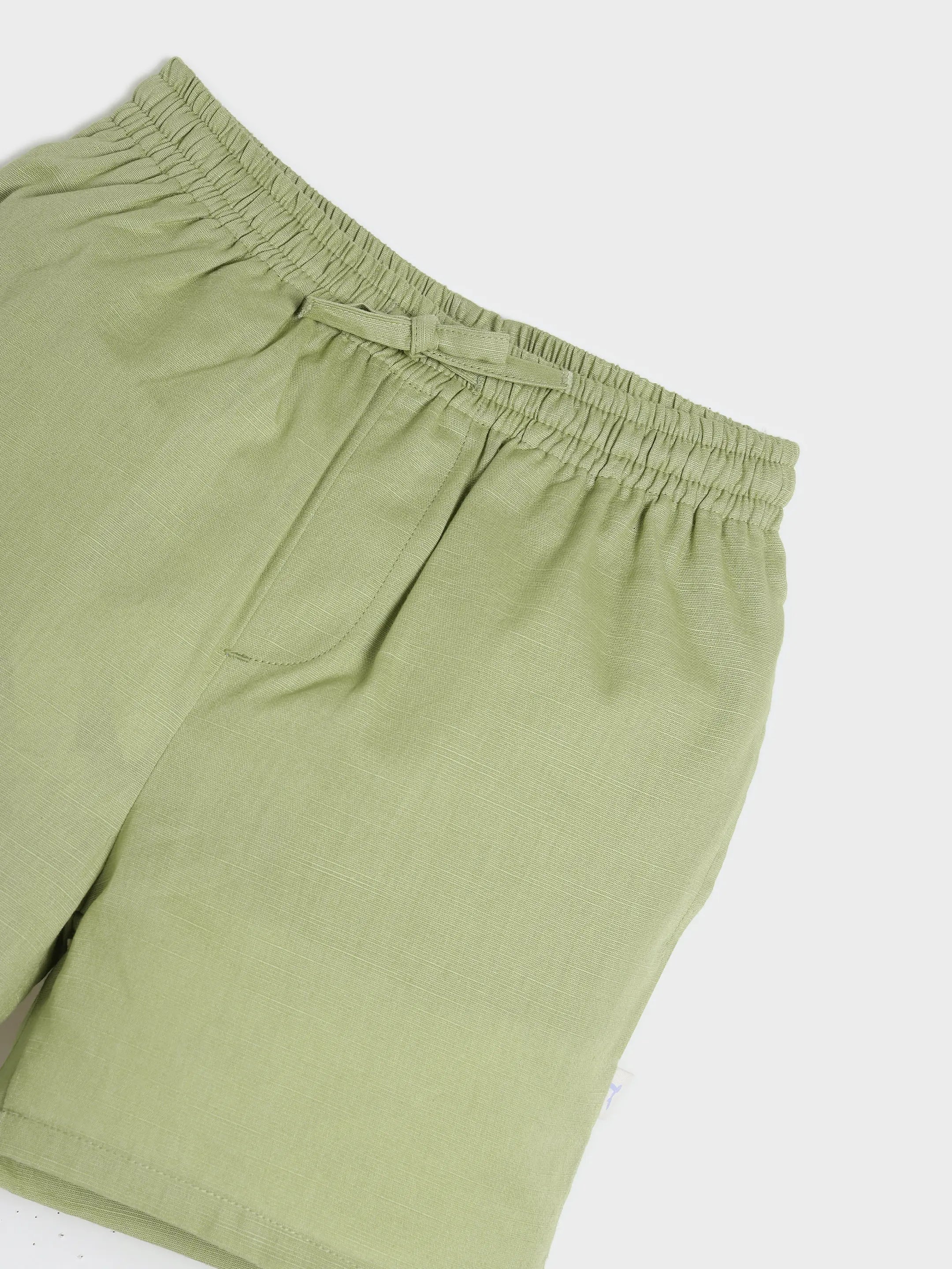 Solid Cotton Shorts