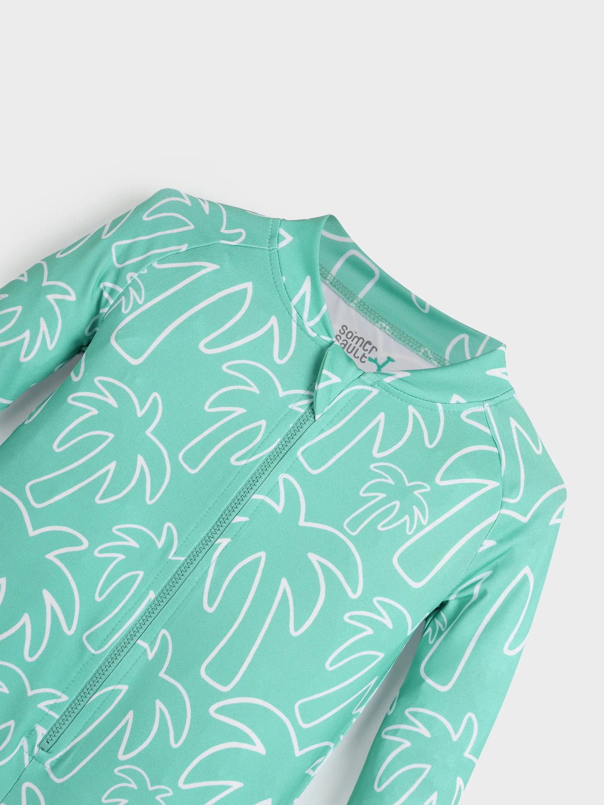 Palm Breeze Zip Swimsuit