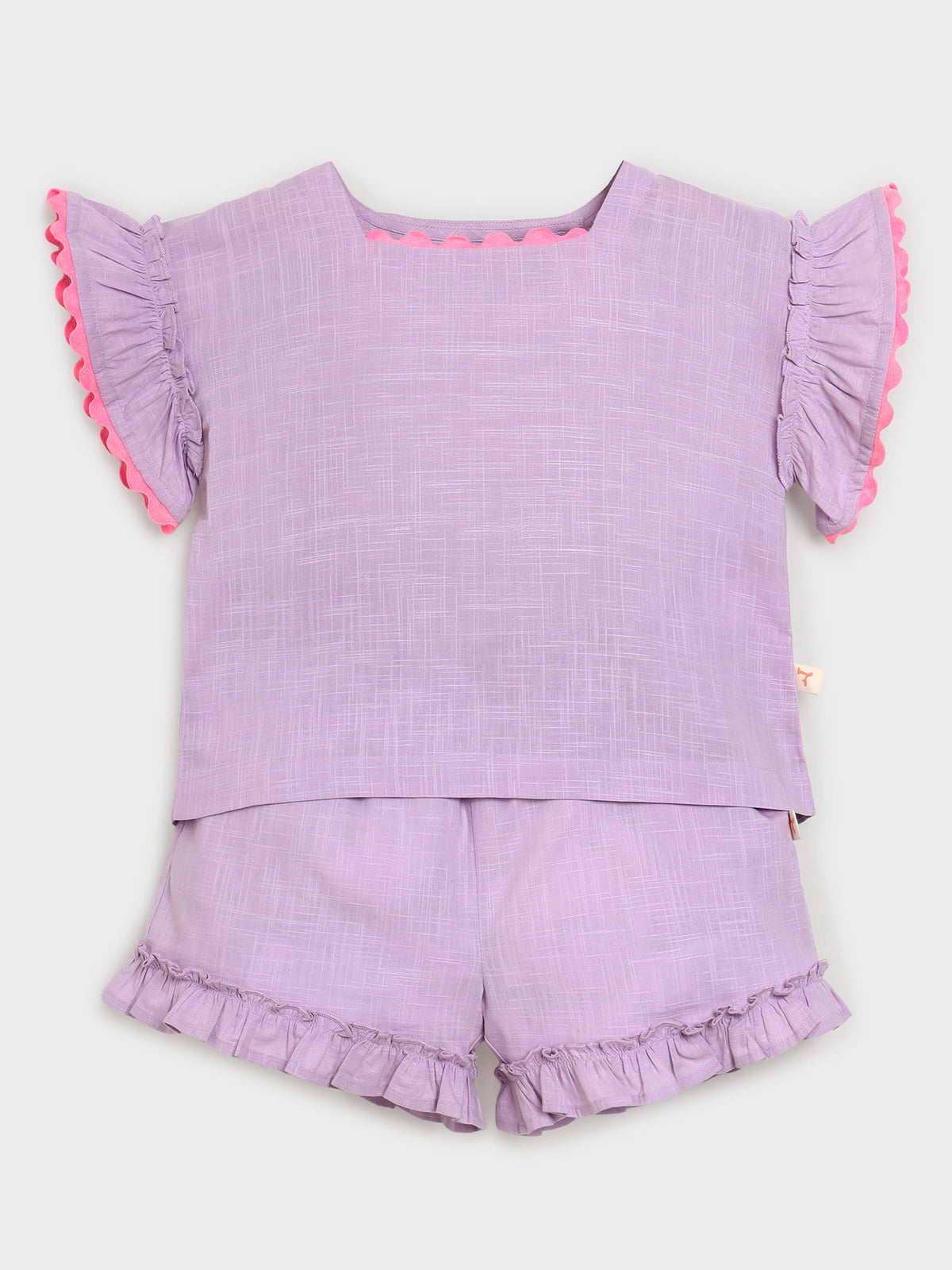 Solid Scallop Co-ord Set