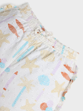 Playful Pastels Ruffles Shorts