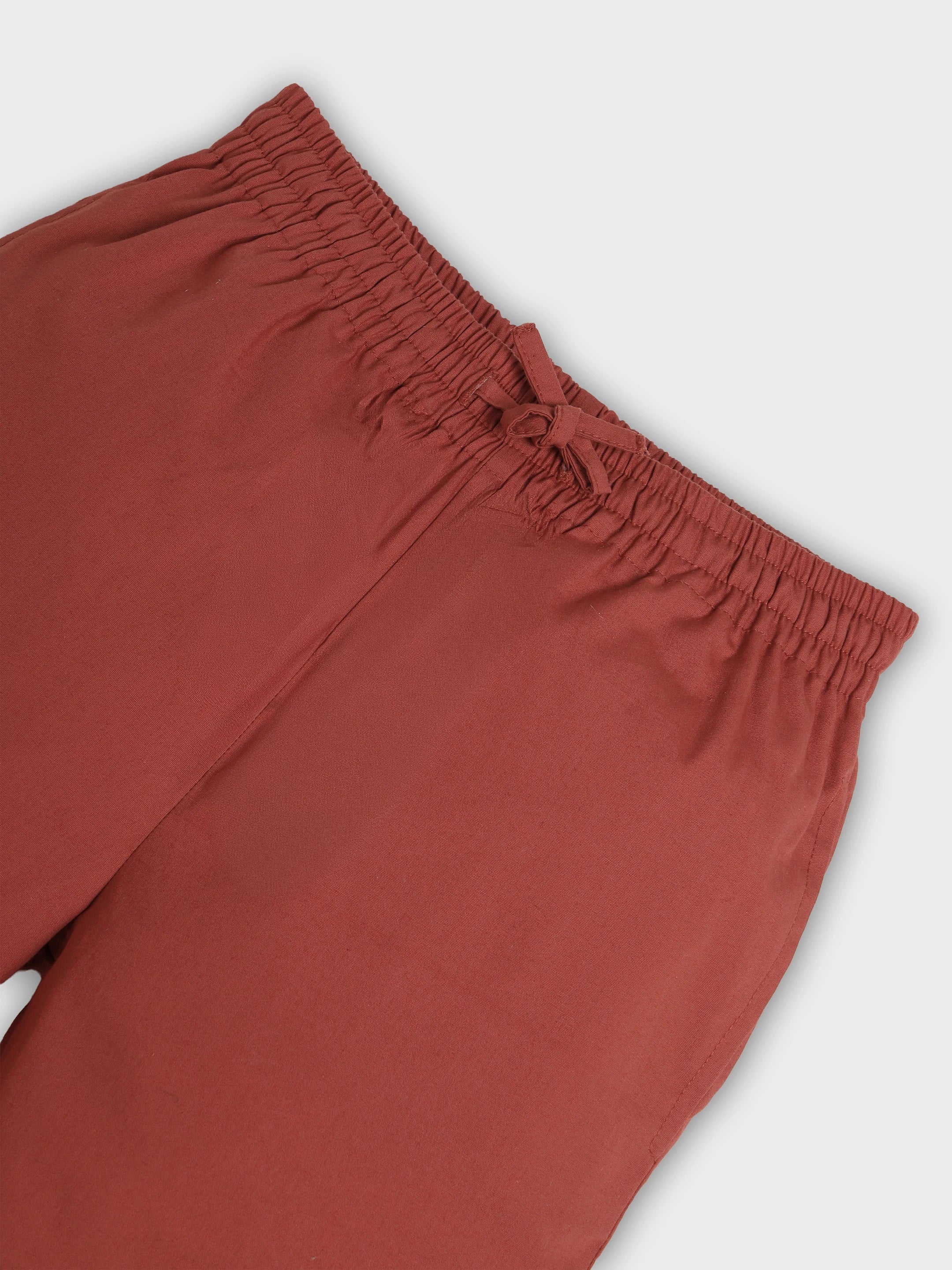 Solid Cotton Shorts