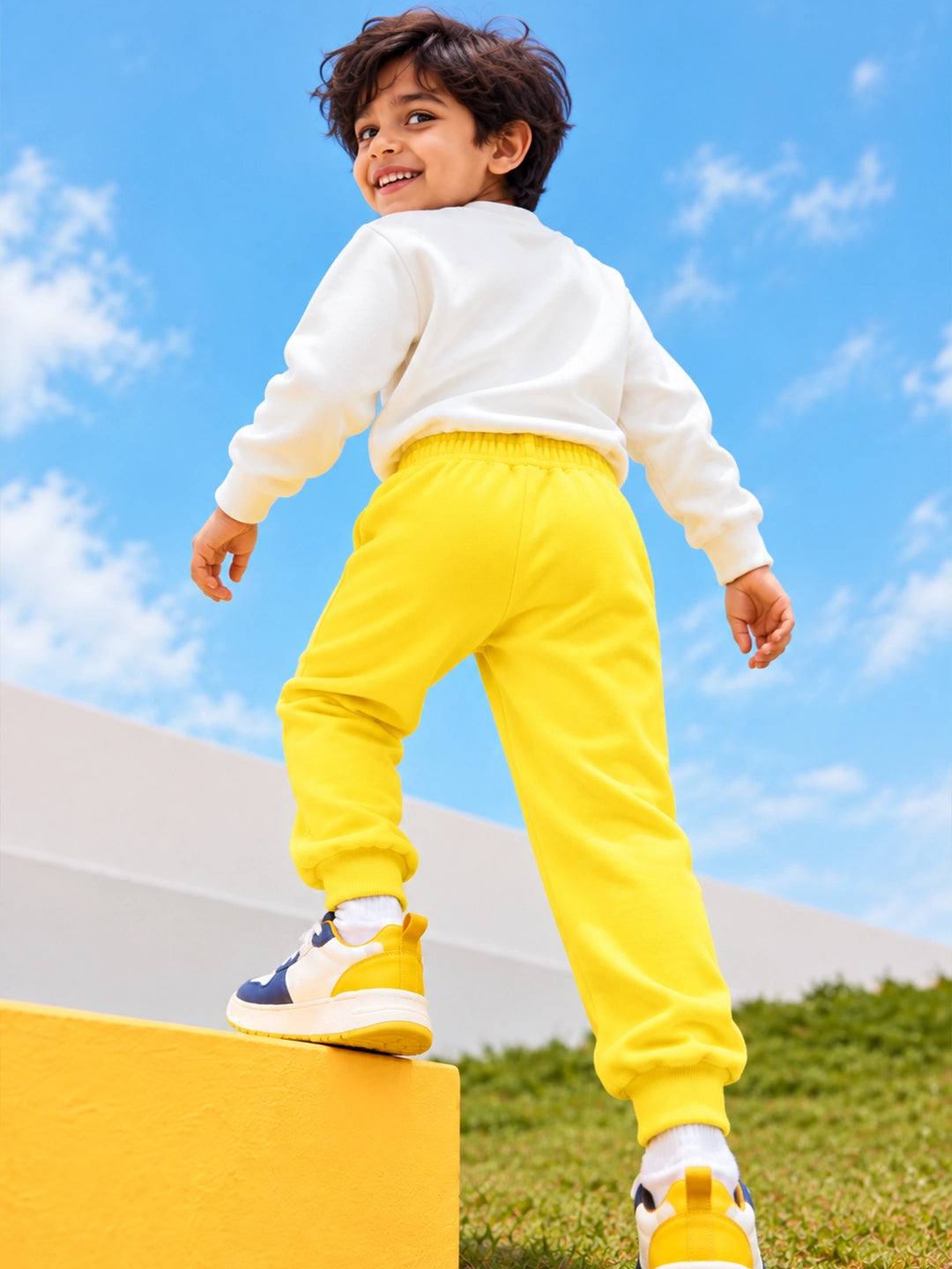 Playful Yellow Joggers
